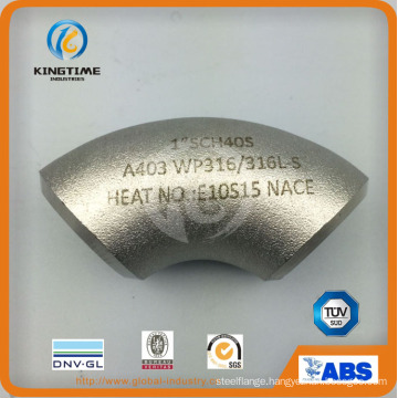 ASME B16.9 Stainless Steel 90d Elbow Butt Weld Fitting (KT0218)